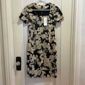 Banana Republic size 2 stretch work dress new floral